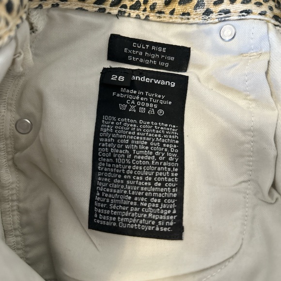 Alexander Wang Cheetah print jeans - Picture 8 of 8